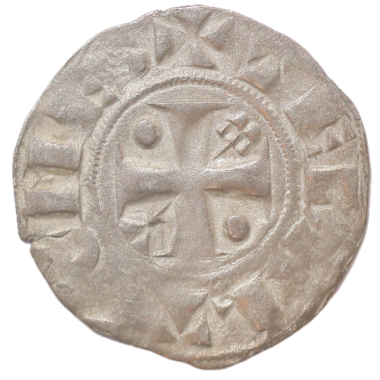 France - Champagne, Provins, Thibaut II (1125-1152), Denier