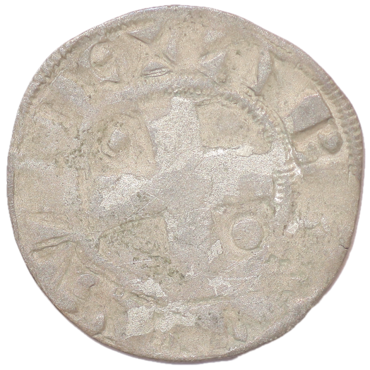 France - Picardie, Comté de Ponthieu, Guillaume III (1191-1221), Denier
