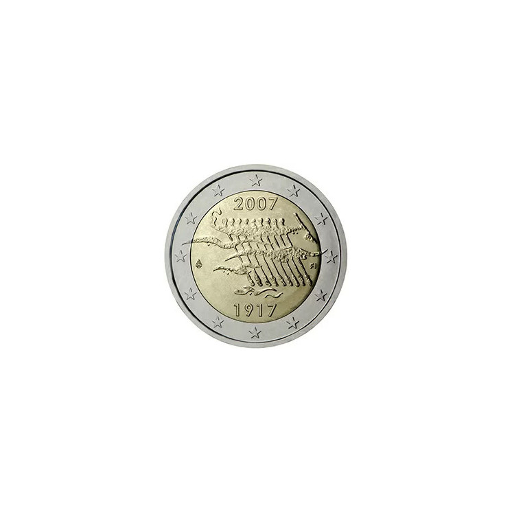 2007 - Finlande, 2 Euros 90e anniversaire de l’indépendance de la Finlande