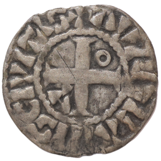 France - Louis VII (1137-1180), Denier, Orléans