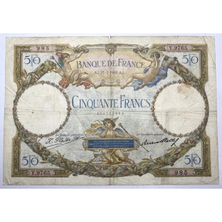 France - 50 Francs Luc Olivier Merson, AJ.25-2-1932.AJ.