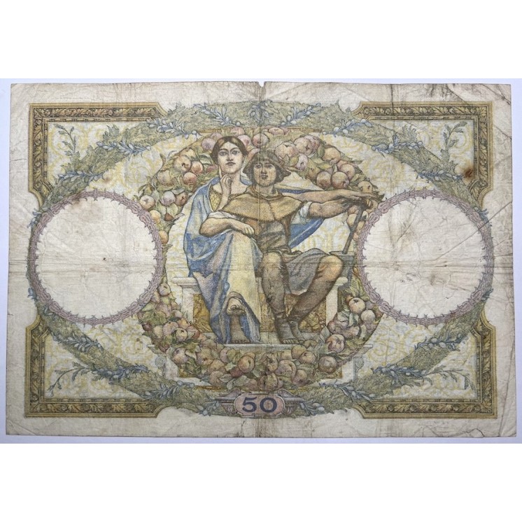 France - 50 Francs Luc Olivier Merson, AJ.25-2-1932.AJ.