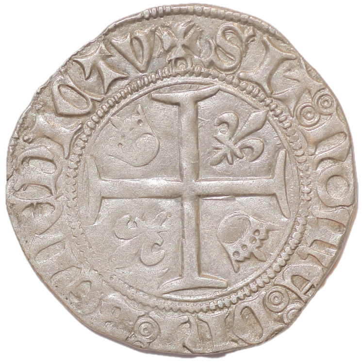 France - Charles VI (1380-1422), Blanc Guénar, Paris