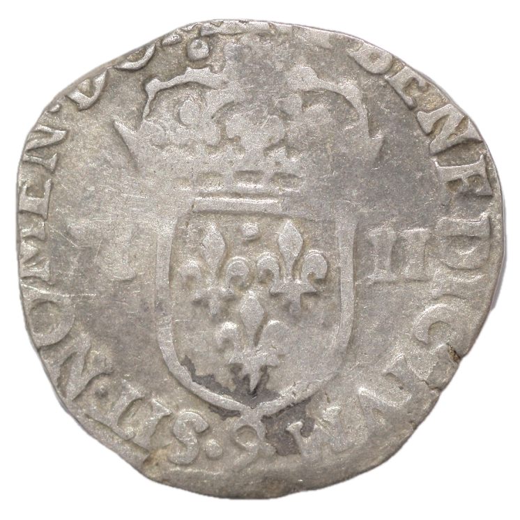 France - Henri IV (1589-1610), 1/4 d'Ecu, 1602, 9 (Rennes)