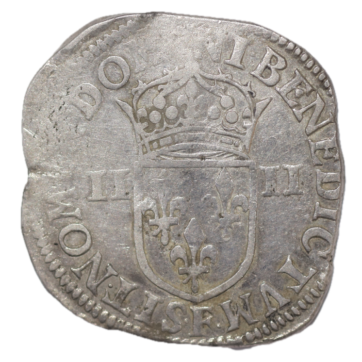 France - Henri IV (1589-1610), 1/4 d'Ecu, 1602 F (Angers)