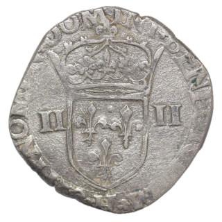 France - Henri IV (1589-1610), 1/4 d'Ecu, 1601, H (La Rochelle)