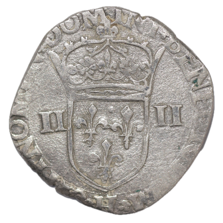 France - Henri IV (1589-1610), 1/4 d'Ecu, 1601, H (La Rochelle)