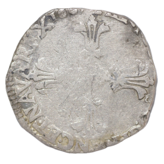 France - Henri IV (1589-1610), 1/4 d'Ecu, 1605, K (Bordeaux)