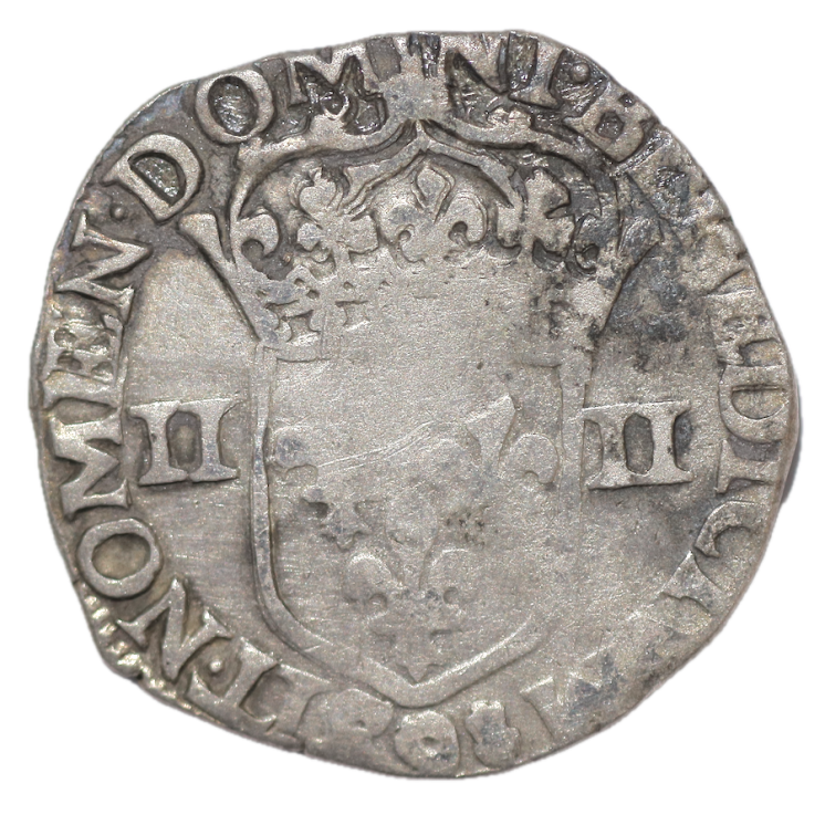 France - Henri IV (1589-1610), 1/4 d'Ecu, 1605, K (Bordeaux)