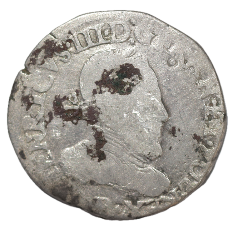 France - Henri III (1574-1589), Teston, D (Lyon)