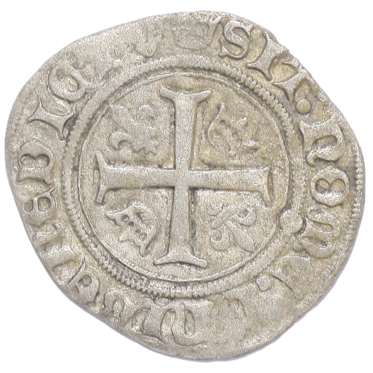 France - Charles VIII (1483-1498), Liard du Dauphiné, 1488, Angers