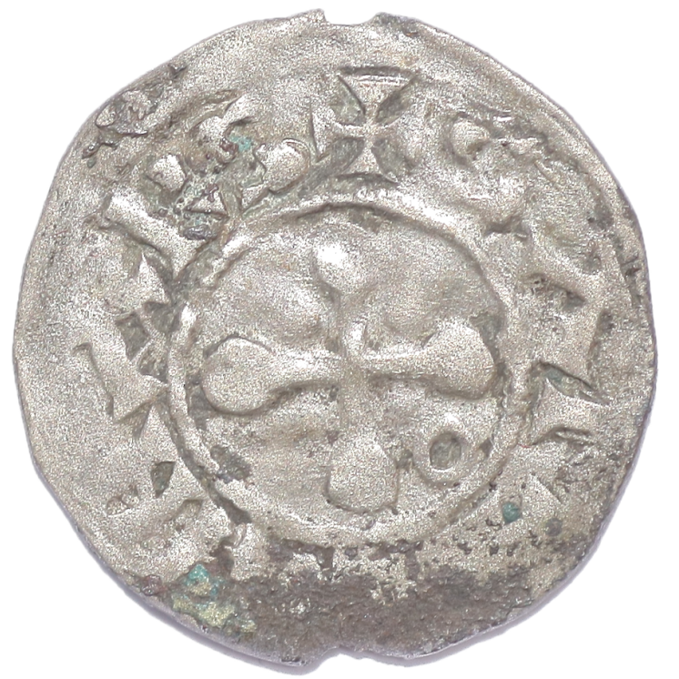 France - Evêché de Valence, Denier à l'aigle aux ailes éployées