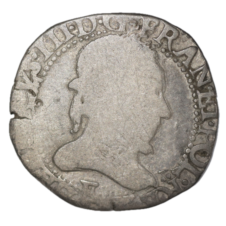 France - Henri III (1574-1589), Teston, 1588, F (Angers)