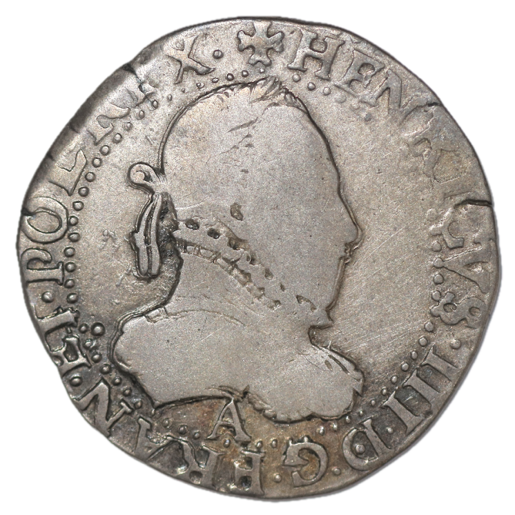 France - Henri III (1574-1589), Teston, 1582, A (Paris)