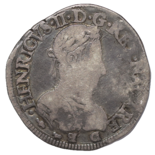 France - Henri III (1574-1589), Teston de Navarre