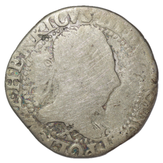 France - Henri III (1574-1589), Teston, 1587, X ( Amiens)