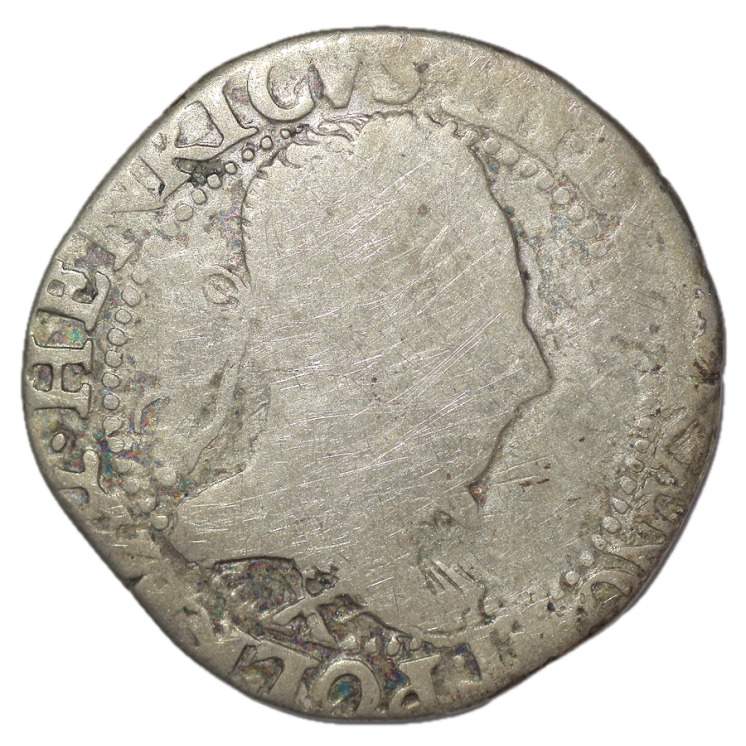 France - Henri III (1574-1589), Teston, 1587, X ( Amiens)