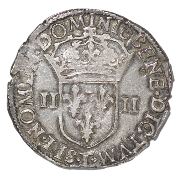 France - Henri IV (1589-1610), 1/4 d'Ecu, 1605, T (Nantes)