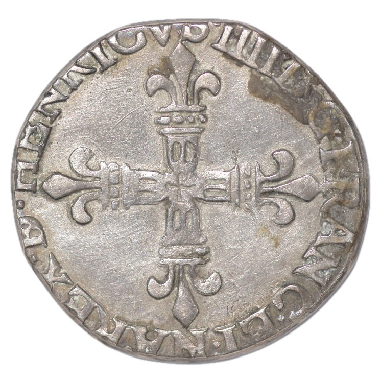 France - Henri III (1574-1589),  Sol Parisis, 1578, G (Poitiers)