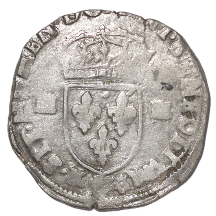 France - Henri IV (1589-1610), 1/4 d'Ecu, 1606, K (Bordeaux)