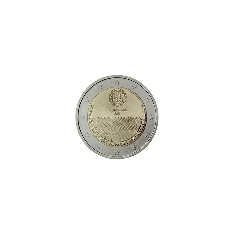 2008 - Portugal, 2 Euros 60e anniversaire de la Déclaration Universelle des Droits de l’Homme