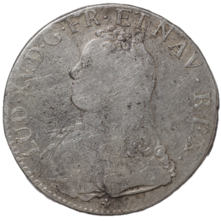 France - Louis XV (1715-1774), Ecu aux branches d'olivier, 1727, K (Bordeaux)
