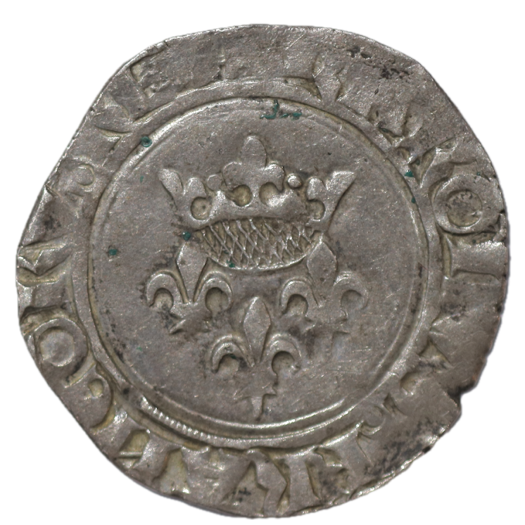 France - Charles VI (1380 - 1422),Gros Florette