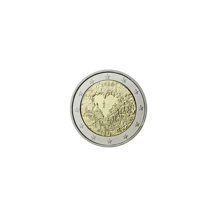 2008 - Finlande, 2 Euros 60e anniversaire de la Déclaration Universelle des Droits de l’Homme