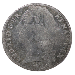 France - Louis XV (1715-1774), 1/10d'ecu au bandeau, 1767, S (Reims)