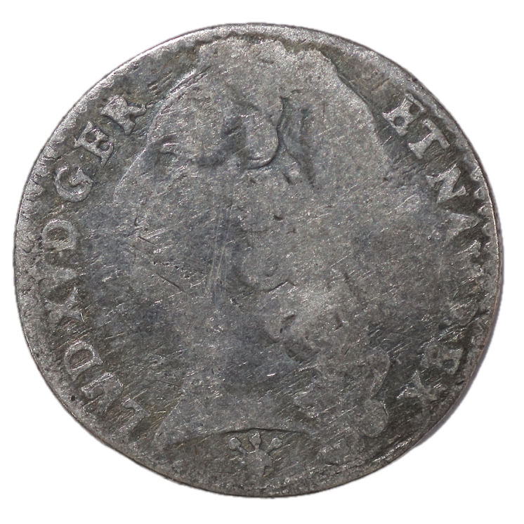 France - Louis XV (1715-1774), 1/10d'ecu au bandeau, 1767, S (Reims)