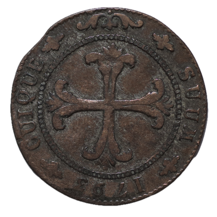 Suisse - Canton de Neuchatel, 4 Kreuzer, 1793