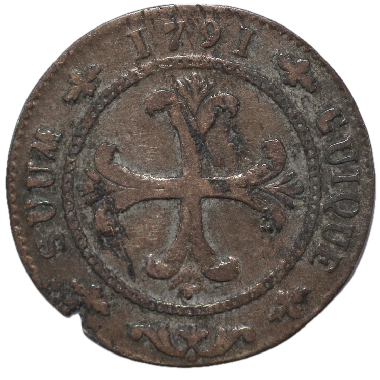 Suisse - Canton de Neuchatel, 4 Kreuzer, 1791