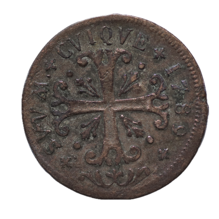 Suisse - Canton de Neuchatel, 1/2 Batzen, 1789