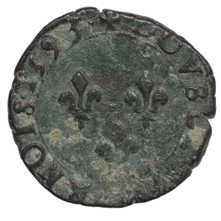 France - Charles X (1589-1598), Double Tournois, 1593, P (Dijon)