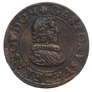 France - Principauté de Dombes, Gaston d'Orléans (1628-1657), Double Tournois