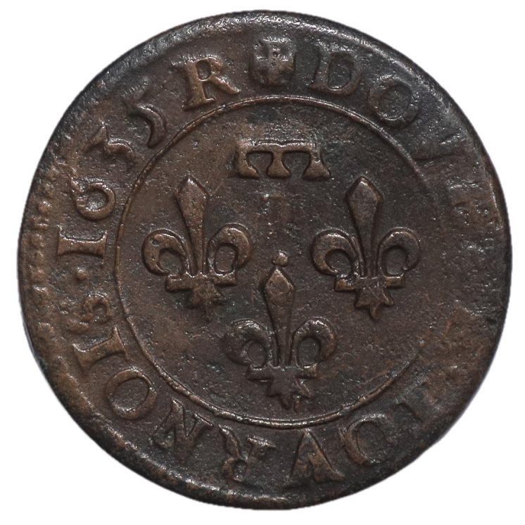 France - Principauté de Dombes, Gaston d'Orléans (1628-1657), Double Tournois