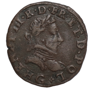 France - Henri III (1574-1589), Double Tournois