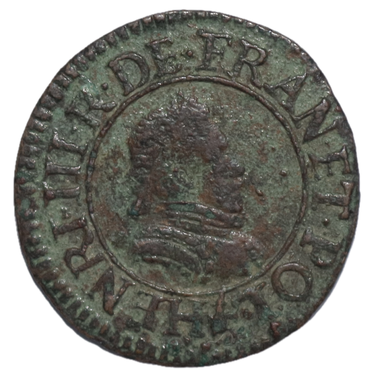 France - Henri III (1574-1589), Double Tournois, 1583, A (Paris)