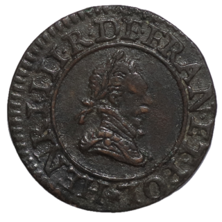 France - Henri III (1574-1589), Double Tournois, 1588, A (Paris)