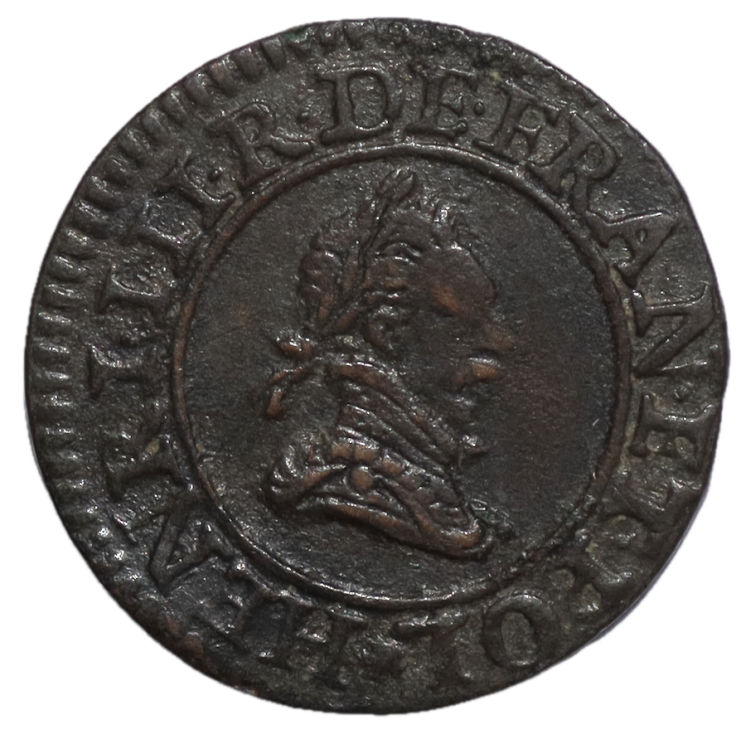France - Henri III (1574-1589), Double Tournois, 1588, A (Paris)