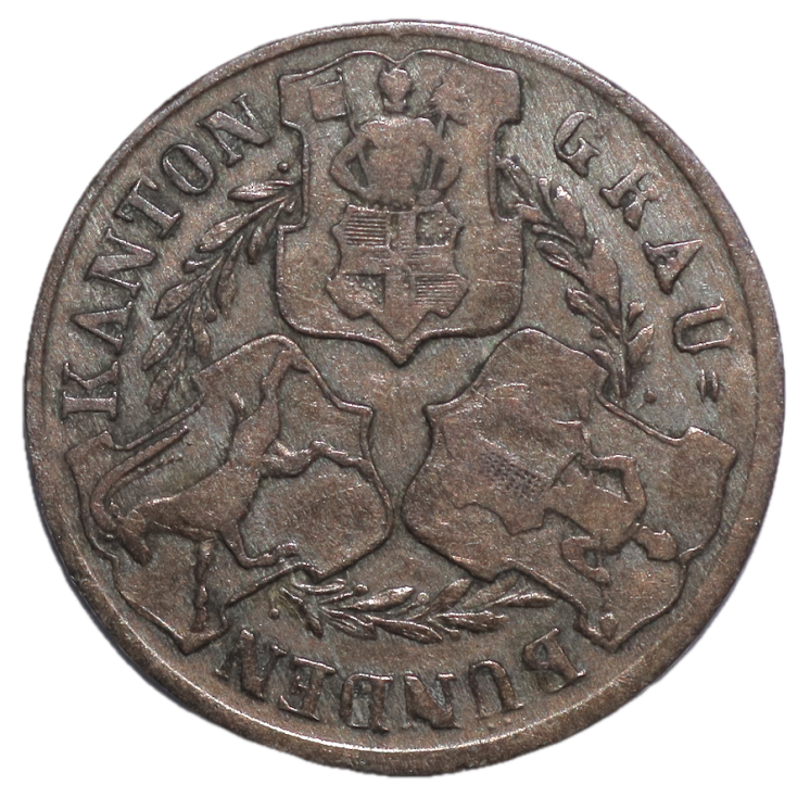 Suisse - Canton des Grisons, 1 Batzen, 1836