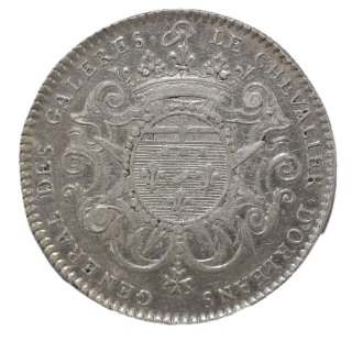 France - Jeton Galères Royales, 1724, Philippe d'Orléans
