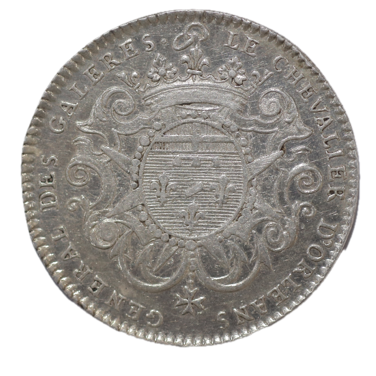 France - Jeton Galères Royales, 1724, Philippe d'Orléans