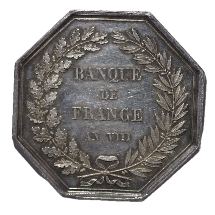 France - Jeton de la Banque de France An VIII