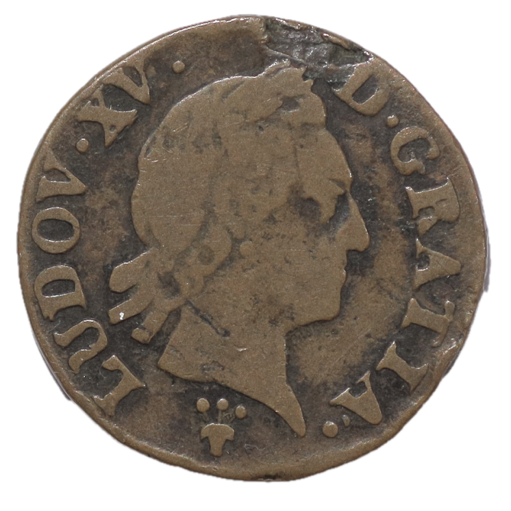 France - Louis XV (1715-1774), Liard, 1770, S (Reims)