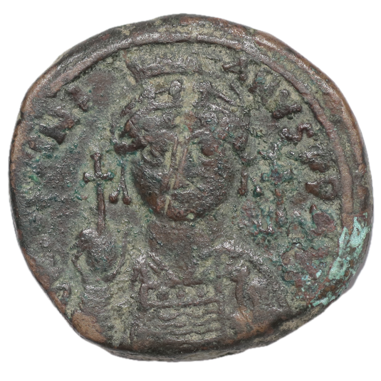 Empire Byzantin - Justinien Ier (525-548), Follis, An 27