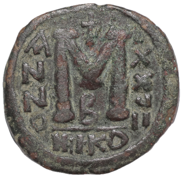 Empire Byzantin - Justinien Ier (525-548), Follis, An 27