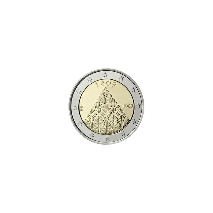 2009 - Finlande, 2 Euros 200e anniversaire de l’autonomie de la Finlande et de la Diète de Porvoo