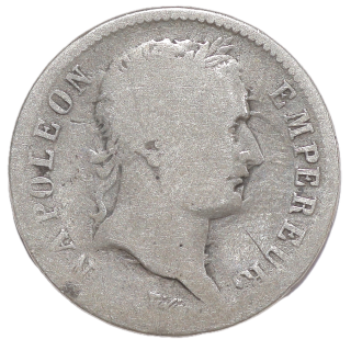 France - Napoléon Ier (1804-18014), 1 Franc, 1808, B (Nantes)