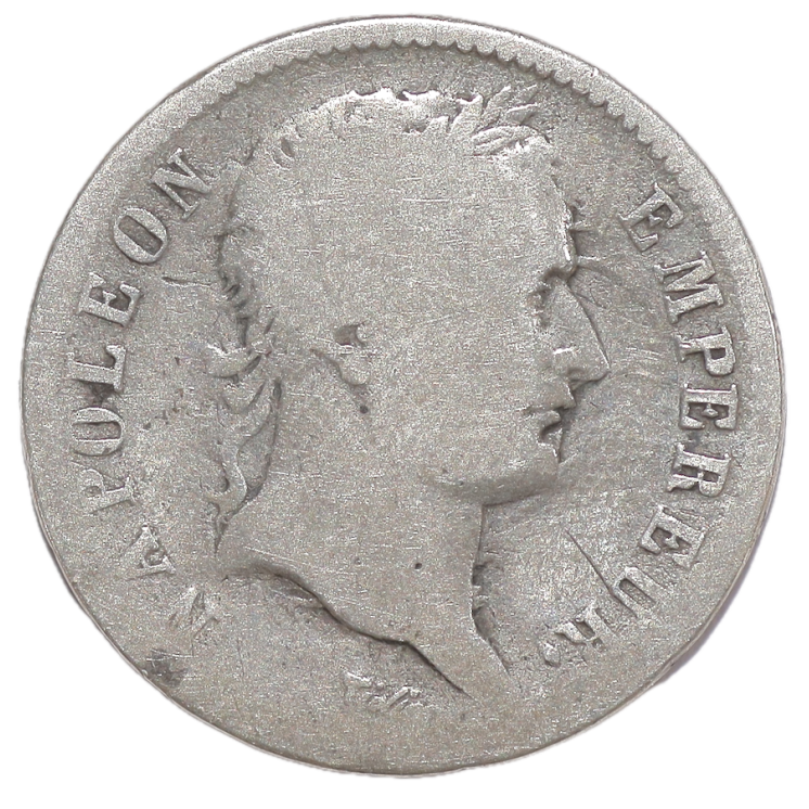 France - Napoléon Ier (1804-18014), 1 Franc, 1808, B (Nantes)